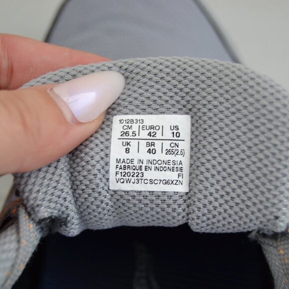 Asics Gray Purple Sneakers Gel-Venture 9 Women's 10 Sheet Rock Summer Dune - Picture 9 of 10